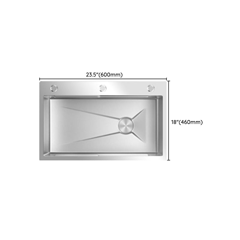 Single Basin Kitchen Sink Stainless Steel Modern Kitchen Sink Clearhalo 'Home Improvement' 'home_improvement' 'home_improvement_kitchen_sinks' 'Kitchen Remodel & Kitchen Fixtures' 'Kitchen Sinks & Faucet Components' 'Kitchen Sinks' 'kitchen_sinks' 1200x1200_28ca33da-677d-4b1e-b526-7a7fb7ba3b7c