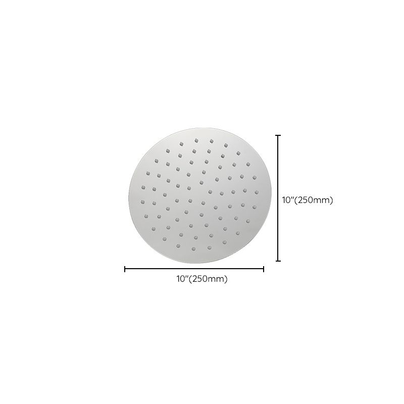 Fixed Large Shower Head Standard Spray Pattern Large Shower Head Clearhalo 'Bathroom Remodel & Bathroom Fixtures' 'Home Improvement' 'home_improvement' 'home_improvement_shower_heads' 'Shower Heads' 'shower_heads' 'Showers & Bathtubs Plumbing' 'Showers & Bathtubs' 1200x1200_28cbf2ce-4767-4a44-bd1d-9e4e31c2b25b