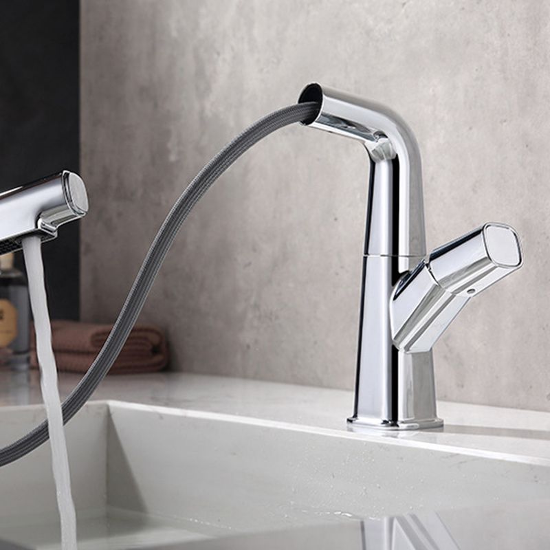 Modern Vessel Faucet Brass Lever Handles Swivel Spout Vessel Sink Bathroom Faucet Clearhalo 'Bathroom Remodel & Bathroom Fixtures' 'Bathroom Sink Faucets' 'Bathroom Sinks & Faucet Components' 'bathroom_sink_faucets' 'Home Improvement' 'home_improvement' 'home_improvement_bathroom_sink_faucets' 1200x1200_28ce6a51-abf4-46b5-adbe-a61e995406a4