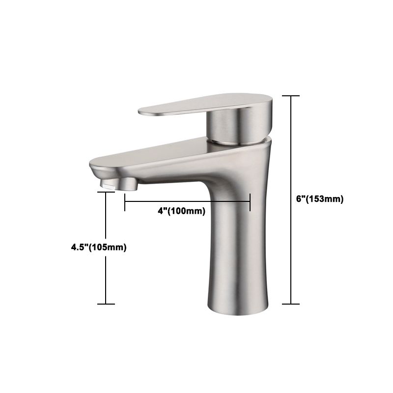 Circular Single Handle Bathroom Faucet Single Hole Vessel Sink Faucet in Chrome Clearhalo 'Bathroom Remodel & Bathroom Fixtures' 'Bathroom Sink Faucets' 'Bathroom Sinks & Faucet Components' 'bathroom_sink_faucets' 'Home Improvement' 'home_improvement' 'home_improvement_bathroom_sink_faucets' 1200x1200_28de5fbd-bba0-4bbd-a53a-34305248d988