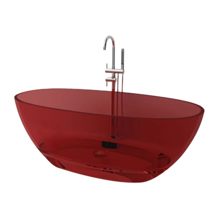 Flat Bottom Oval Soaking Bathtub Antique Finish Modern Bath Tub Clearhalo 'Bathroom Remodel & Bathroom Fixtures' 'Bathtubs' 'Home Improvement' 'home_improvement' 'home_improvement_bathtubs' 'Showers & Bathtubs' 1200x1200_28dfa681-ea91-477e-b571-65ec05ba5fae