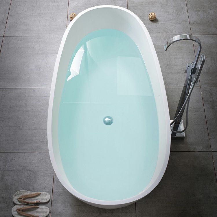 Stone Soaking Bathtub Antique Finish Freestanding Modern Bath Tub Clearhalo 'Bathroom Remodel & Bathroom Fixtures' 'Bathtubs' 'Home Improvement' 'home_improvement' 'home_improvement_bathtubs' 'Showers & Bathtubs' 1200x1200_28fa4699-bd97-4f35-b1bc-426c10a40604