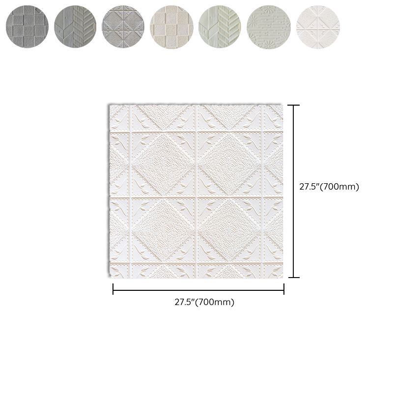 Modern Wall Paneling 3D Embossed PVC Self-Adhesive Waterproof Wall Access Panel Clearhalo 'Flooring 'Home Improvement' 'home_improvement' 'home_improvement_wall_paneling' 'Wall Paneling' 'wall_paneling' 'Walls & Ceilings' Walls and Ceiling' 1200x1200_292e522d-d12c-47c1-b686-0c6af1f2b8f2