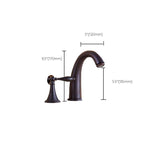 Traditional Roman Tub Faucet Set Copper Deck Mounted Triple Handle Roman Bathtub Faucet Clearhalo 'Bathroom Remodel & Bathroom Fixtures' 'Bathtub Faucets' 'bathtub_faucets' 'Home Improvement' 'home_improvement' 'home_improvement_bathtub_faucets' 1200x1200_2956e404-7254-4977-8671-c94071f2c6f5