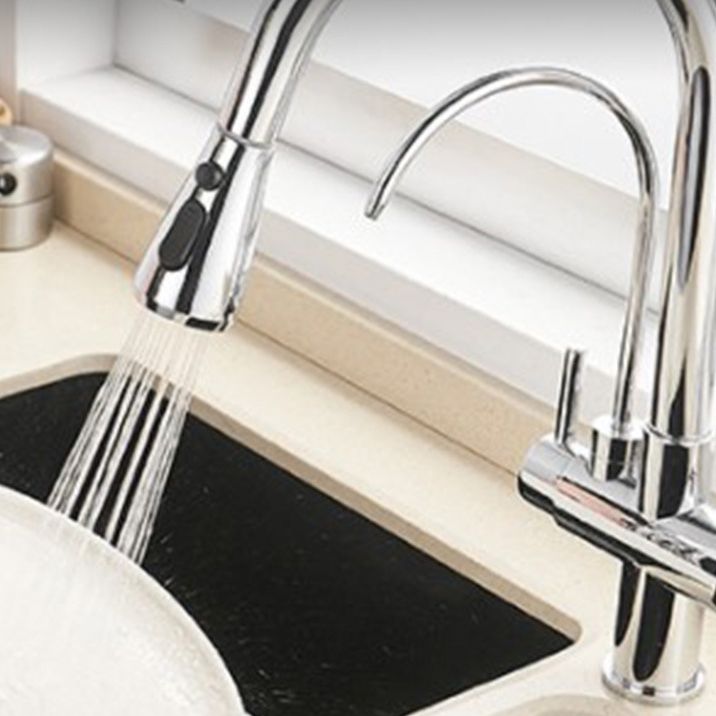 Modern 2-Handle Kitchen Faucet with Sprayer and Water Dispenser Bar Faucet Clearhalo 'Home Improvement' 'home_improvement' 'home_improvement_kitchen_faucets' 'Kitchen Faucets' 'Kitchen Remodel & Kitchen Fixtures' 'Kitchen Sinks & Faucet Components' 'kitchen_faucets' 1200x1200_296178c9-f73b-47c4-a9d3-fae4502b40d8