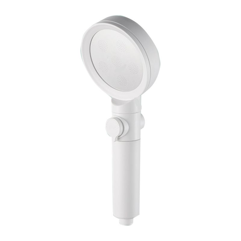 Handheld Shower Head Adjustable Spray Pattern White Round Shower Head Clearhalo 'Bathroom Remodel & Bathroom Fixtures' 'Home Improvement' 'home_improvement' 'home_improvement_shower_heads' 'Shower Heads' 'shower_heads' 'Showers & Bathtubs Plumbing' 'Showers & Bathtubs' 1200x1200_29968d63-6b22-4884-8153-b3eecd558516