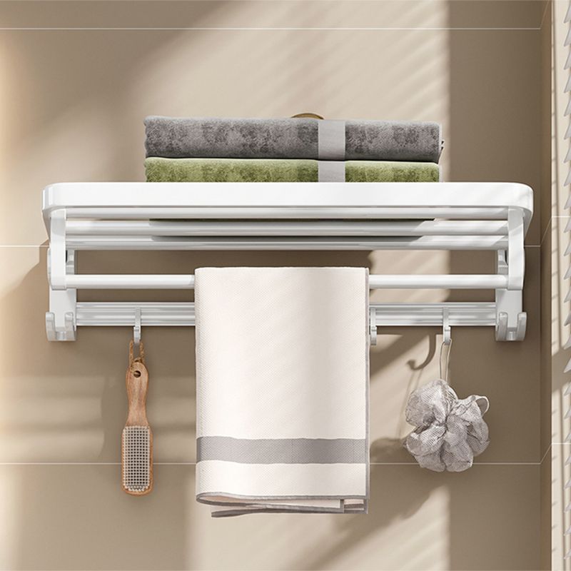 Modern Bathroom Hardware Set Towel Bar White Bath Shelf Bath Hardware Set Clearhalo 'Bathroom Hardware Sets' 'Bathroom Hardware' 'Bathroom Remodel & Bathroom Fixtures' 'bathroom_hardware_sets' 'Home Improvement' 'home_improvement' 'home_improvement_bathroom_hardware_sets' 1200x1200_29a5f548-7045-4681-9cb9-0e1701e1ab88