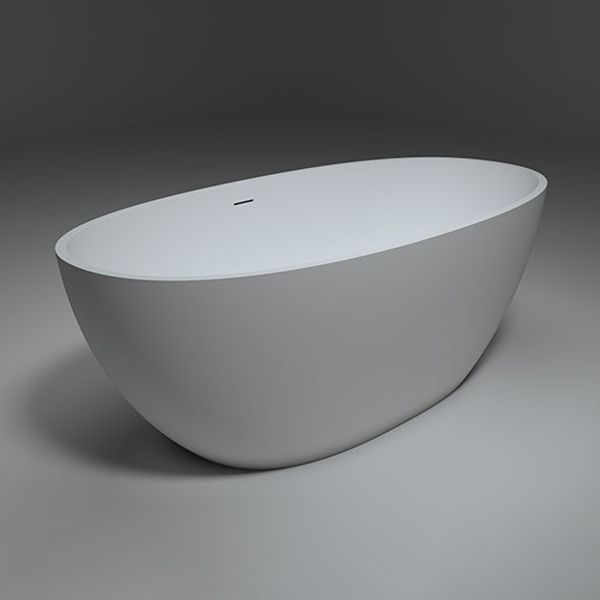 Modern Stone Oval Bathtub Antique Finish Freestanding Bath Tub Clearhalo 'Bathroom Remodel & Bathroom Fixtures' 'Bathtubs' 'Home Improvement' 'home_improvement' 'home_improvement_bathtubs' 'Showers & Bathtubs' 1200x1200_29e81f9f-2c9b-424e-ada6-37cb82e623f5