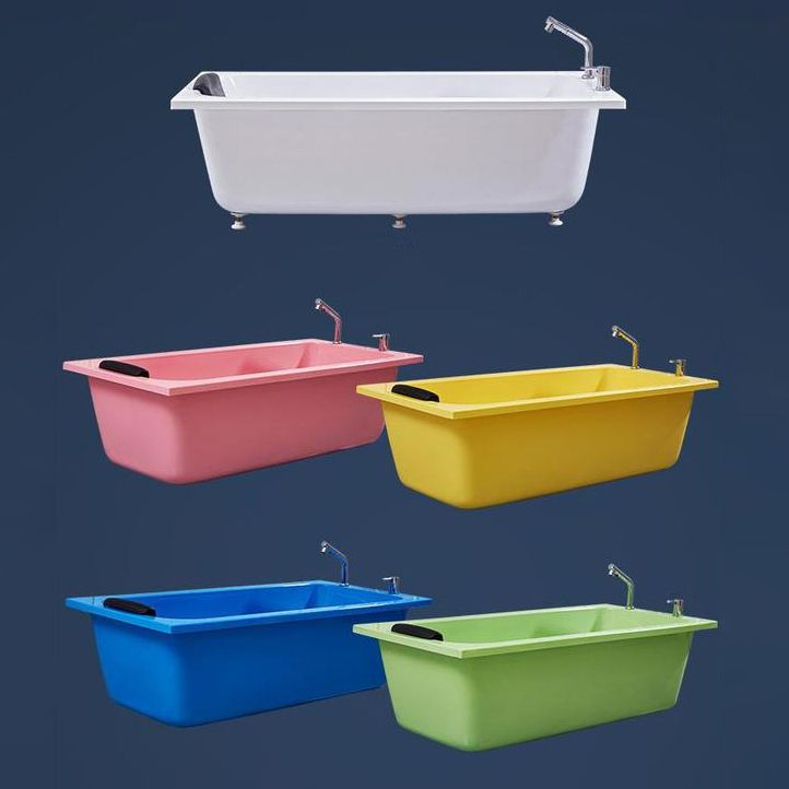 Matte Finish Acrylic Rectangular Bathtub Modern Soaking Freestanding Tub Clearhalo 'Bathroom Remodel & Bathroom Fixtures' 'Bathtubs' 'Home Improvement' 'home_improvement' 'home_improvement_bathtubs' 'Showers & Bathtubs' 1200x1200_2a02a8fb-11e5-4345-8700-a2d3ee6effd3