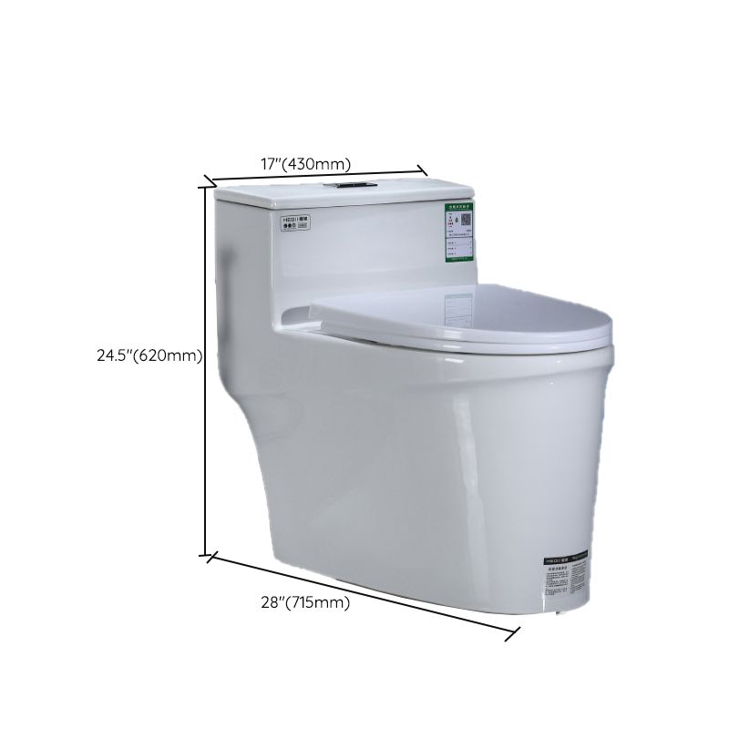 Modern Floor Mount Flush Toilet 1-Piece Urine Toilet with Seat for Washroom Clearhalo 'Bathroom Remodel & Bathroom Fixtures' 'Home Improvement' 'home_improvement' 'home_improvement_toilets' 'Toilets & Bidets' 'Toilets' 1200x1200_2a04f861-1900-4f7a-9dee-97fc142fad49