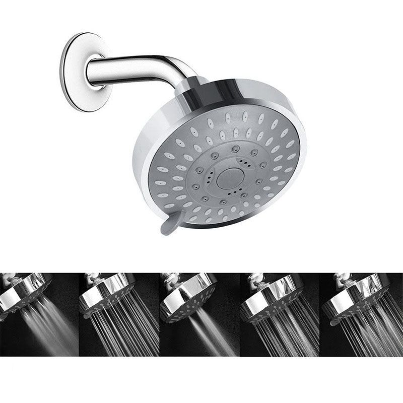 Bathroom Shower Head Wall Mounted Rain Jet Stainless Adjustable Model Shower Head Clearhalo 'Bathroom Remodel & Bathroom Fixtures' 'Home Improvement' 'home_improvement' 'home_improvement_shower_heads' 'Shower Heads' 'shower_heads' 'Showers & Bathtubs Plumbing' 'Showers & Bathtubs' 1200x1200_2a29f51c-2377-494a-8908-b40fef3bc010