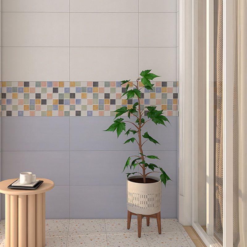 Rectangular Ceramic Matte Floor and Wall Tile No Pattern Bathroom Floor Clearhalo 'Floor Tiles & Wall Tiles' 'floor_tiles_wall_tiles' 'Flooring 'Home Improvement' 'home_improvement' 'home_improvement_floor_tiles_wall_tiles' Walls and Ceiling' 1200x1200_2a3b7aeb-72c8-4bb4-9965-69b9f5303e18