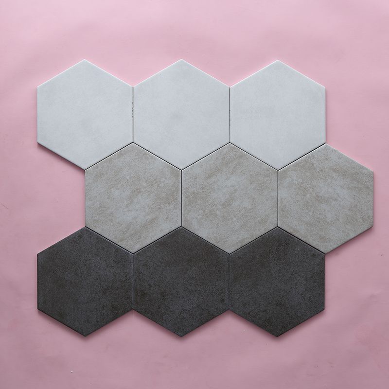 Modern Style Waterproof Floor Tile Straight Edge Hexagon Floor Tile Clearhalo 'Floor Tiles & Wall Tiles' 'floor_tiles_wall_tiles' 'Flooring 'Home Improvement' 'home_improvement' 'home_improvement_floor_tiles_wall_tiles' Walls and Ceiling' 1200x1200_2a4fd079-8653-49ad-90a6-79f15e22e3c2