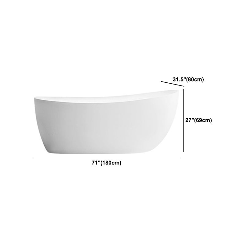 Modern Acrylic Bath Tub Freestanding Matte Finish Bathtub for Home Clearhalo 'Bathroom Remodel & Bathroom Fixtures' 'Bathtubs' 'Home Improvement' 'home_improvement' 'home_improvement_bathtubs' 'Showers & Bathtubs' 1200x1200_2a6404b3-7b2d-444c-84a9-9155bca5ccf1