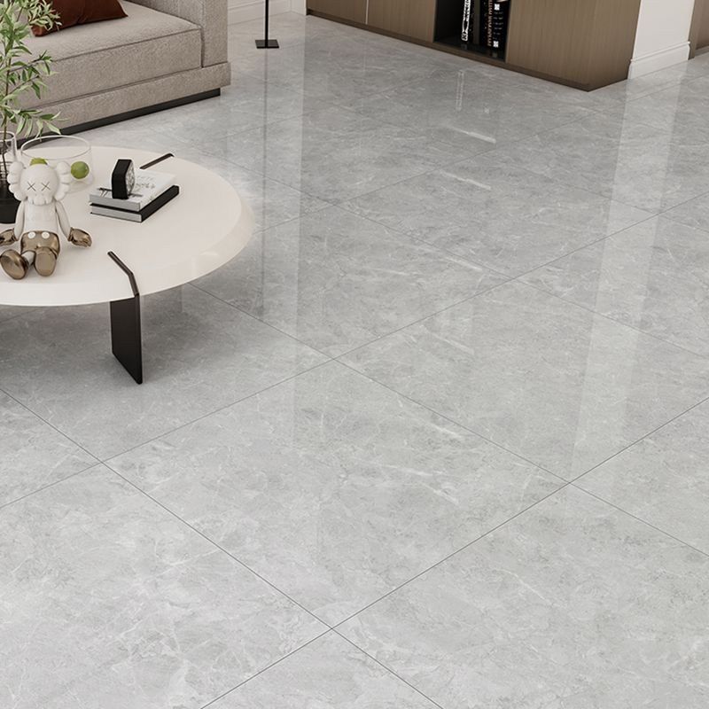 Marbling Square Floor Tile Straight Edge Slip Resistant Polished Tile Clearhalo 'Floor Tiles & Wall Tiles' 'floor_tiles_wall_tiles' 'Flooring 'Home Improvement' 'home_improvement' 'home_improvement_floor_tiles_wall_tiles' Walls and Ceiling' 1200x1200_2abc7aaa-b2bf-4184-8a48-e1653cb92c90