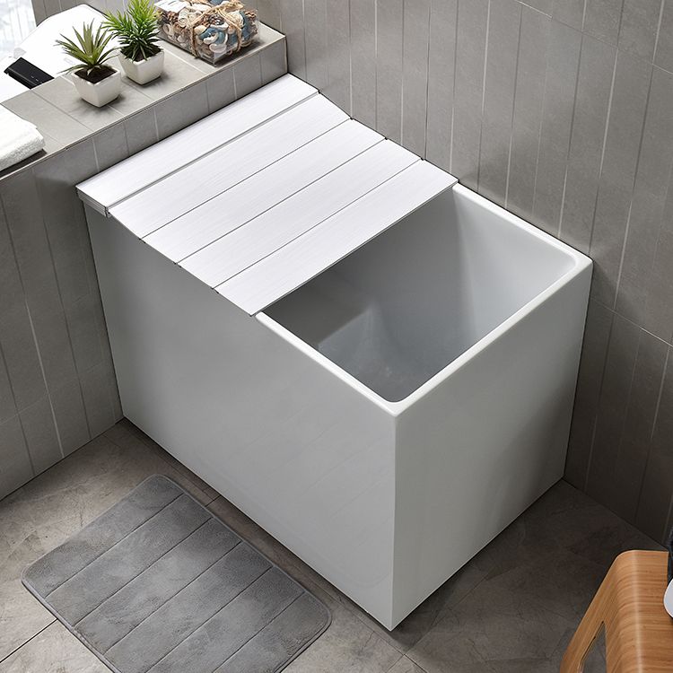 Modern Rectangular Bathtub Center Acrylic Stand Alone Soaking Bath Clearhalo 'Bathroom Remodel & Bathroom Fixtures' 'Bathtubs' 'Home Improvement' 'home_improvement' 'home_improvement_bathtubs' 'Showers & Bathtubs' 1200x1200_2abf9d41-5278-4fc1-9f79-127a151a7cab