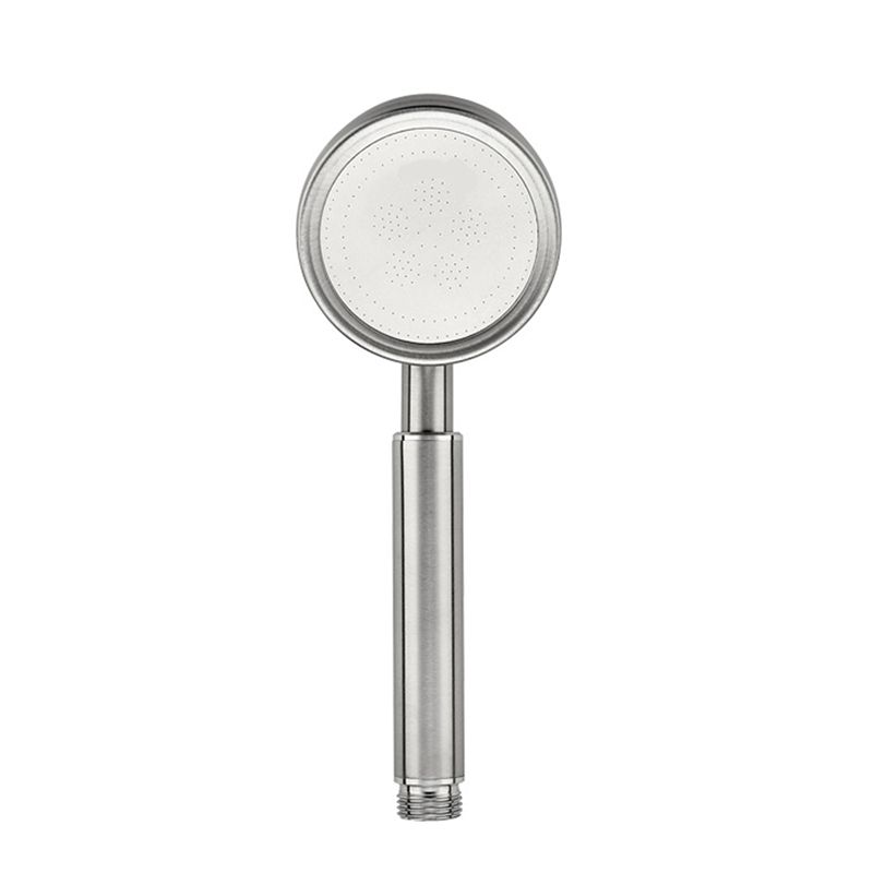 Round Hand Shower Water Efficient Stainless Steel Showerhead Clearhalo 'Bathroom Remodel & Bathroom Fixtures' 'Home Improvement' 'home_improvement' 'home_improvement_shower_heads' 'Shower Heads' 'shower_heads' 'Showers & Bathtubs Plumbing' 'Showers & Bathtubs' 1200x1200_2adac44e-69db-4601-80e3-bfae5dd97adc