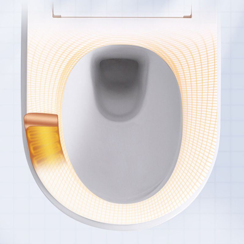 Modern Concealed Tank Toilet Skirted ABS Wall Mount Flush Toilet with Seat Clearhalo 'Bathroom Remodel & Bathroom Fixtures' 'Home Improvement' 'home_improvement' 'home_improvement_toilets' 'Toilets & Bidets' 'Toilets' 1200x1200_2aee345f-3b5c-40ac-923c-0e101fc822d8