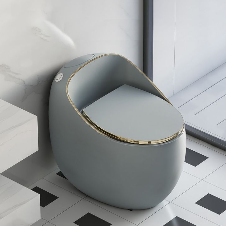 Modern Seat Included One Piece Toilet Round Floor Mounted Toilet Bowl for Washroom Clearhalo 'Bathroom Remodel & Bathroom Fixtures' 'Home Improvement' 'home_improvement' 'home_improvement_toilets' 'Toilets & Bidets' 'Toilets' 1200x1200_2af41b2b-8b2b-4eeb-bbfb-c2c66c495b39