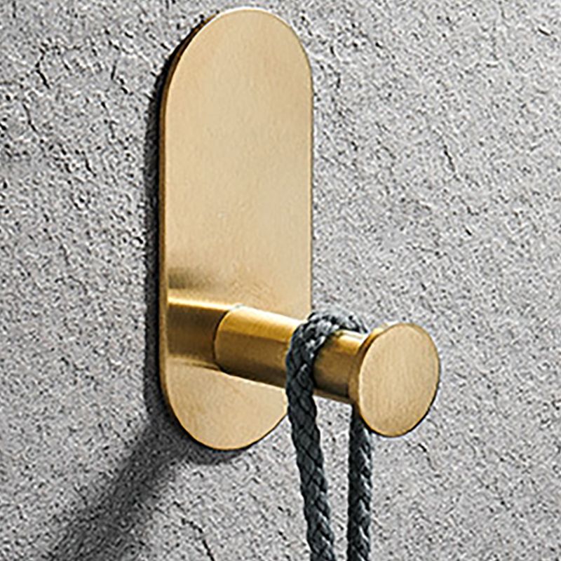 Modern Simple Metal Bathroom Accessory as Individual or as a Set in Gold Clearhalo 'Bathroom Hardware Sets' 'Bathroom Hardware' 'Bathroom Remodel & Bathroom Fixtures' 'bathroom_hardware_sets' 'Home Improvement' 'home_improvement' 'home_improvement_bathroom_hardware_sets' 1200x1200_2b962637-8c5e-49ff-af27-7b5ef103cc74