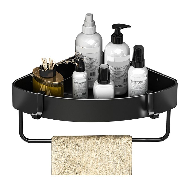 Modern Black and White Metal Bath Hardware Set Bath Shelf Bathroom Hardware Set Clearhalo 'Bathroom Hardware Sets' 'Bathroom Hardware' 'Bathroom Remodel & Bathroom Fixtures' 'bathroom_hardware_sets' 'Home Improvement' 'home_improvement' 'home_improvement_bathroom_hardware_sets' 1200x1200_2bc0a2e1-5afe-4751-b53e-9a2ebeda1e52