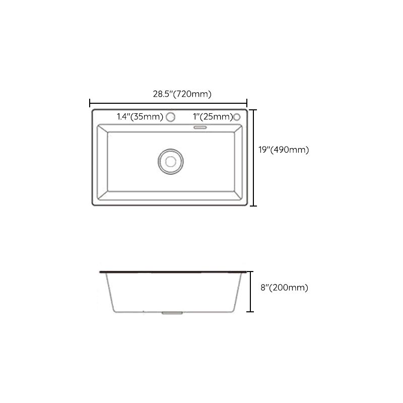 Classic Style Kitchen Sink Corrosion Resistant 2 Holes Stainless Steel Kitchen Sink Clearhalo 'Home Improvement' 'home_improvement' 'home_improvement_kitchen_sinks' 'Kitchen Remodel & Kitchen Fixtures' 'Kitchen Sinks & Faucet Components' 'Kitchen Sinks' 'kitchen_sinks' 1200x1200_2bc78c40-6da1-4de8-8c41-50b4874c52dd