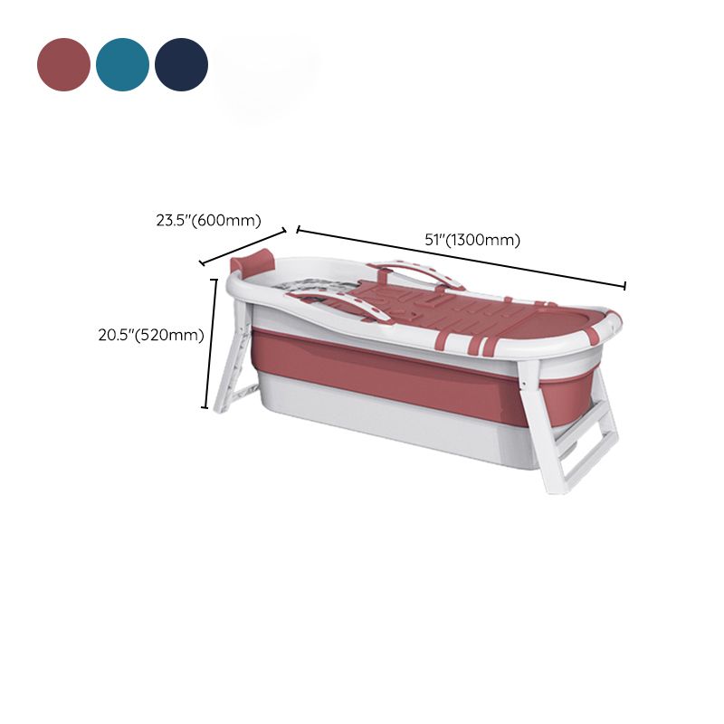 Modern Rectangular Folding Bathtub Freestanding Plastic Soaking for Bathroom Clearhalo 'Bathroom Remodel & Bathroom Fixtures' 'Bathtubs' 'Home Improvement' 'home_improvement' 'home_improvement_bathtubs' 'Showers & Bathtubs' 1200x1200_2c0d1568-2da7-438e-9b3b-13ee1173c574