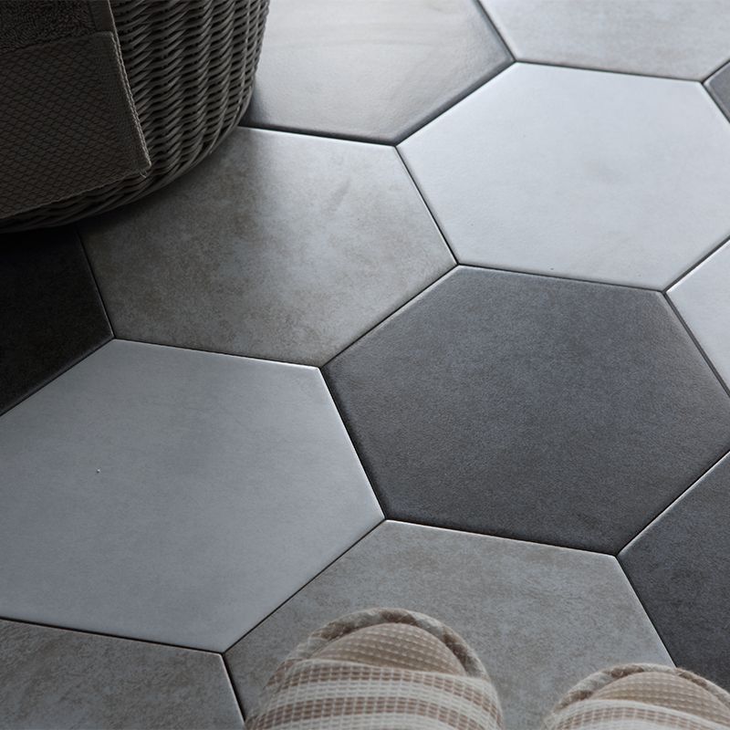 Modern Style Waterproof Floor Tile Straight Edge Hexagon Floor Tile Clearhalo 'Floor Tiles & Wall Tiles' 'floor_tiles_wall_tiles' 'Flooring 'Home Improvement' 'home_improvement' 'home_improvement_floor_tiles_wall_tiles' Walls and Ceiling' 1200x1200_2c53ec44-6161-421b-8211-10b615eab7ce