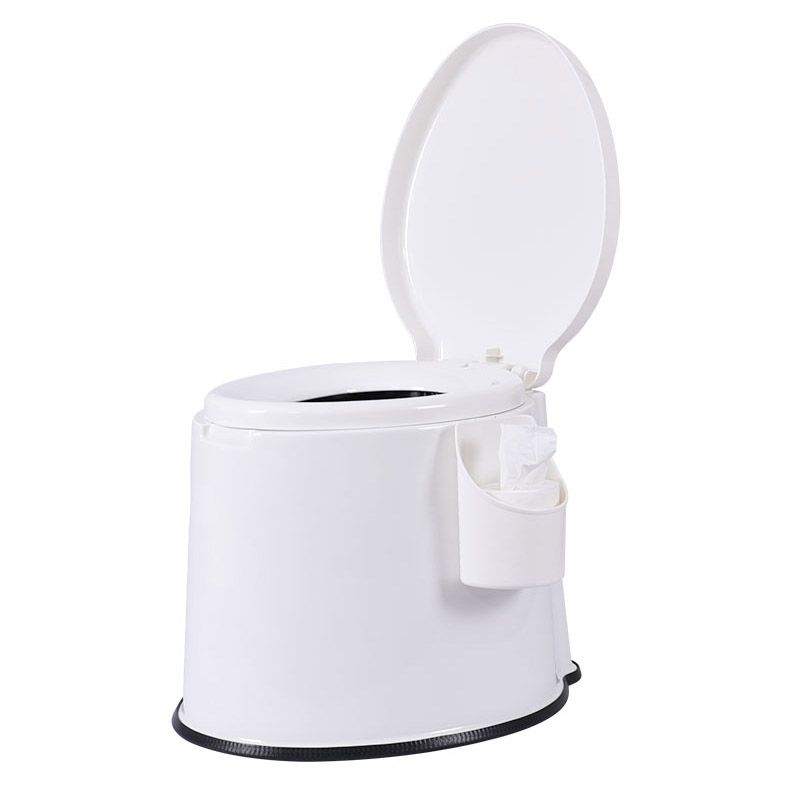 Modern Plastic Toilet Floor Mounted Toilet Bowl with Slow Close Seat for Washroom Clearhalo 'Bathroom Remodel & Bathroom Fixtures' 'Home Improvement' 'home_improvement' 'home_improvement_toilets' 'Toilets & Bidets' 'Toilets' 1200x1200_2c5a0220-2db9-4b7e-a358-28be5e5aa60d