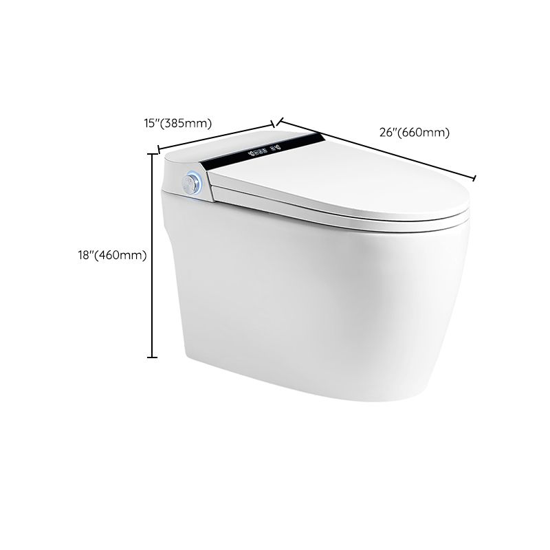 Elongated Deodorizing Floor Standing Bidet in White with Heated Seat Clearhalo 'Bathroom Remodel & Bathroom Fixtures' 'Bidets' 'Home Improvement' 'home_improvement' 'home_improvement_bidets' 'Toilets & Bidets' 1200x1200_2c654ba4-c122-48be-8222-009baf416a3f