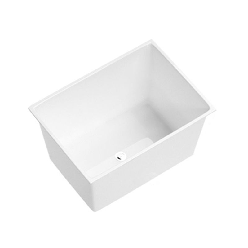 Modern White Acrylic Embedded Bathtub with Drain Bath Tub and Solid Wood Base Plate Clearhalo 'Bathroom Remodel & Bathroom Fixtures' 'Bathtubs' 'Home Improvement' 'home_improvement' 'home_improvement_bathtubs' 'Showers & Bathtubs' 1200x1200_2c97bd17-0699-48dc-b09b-e3d78053bda2