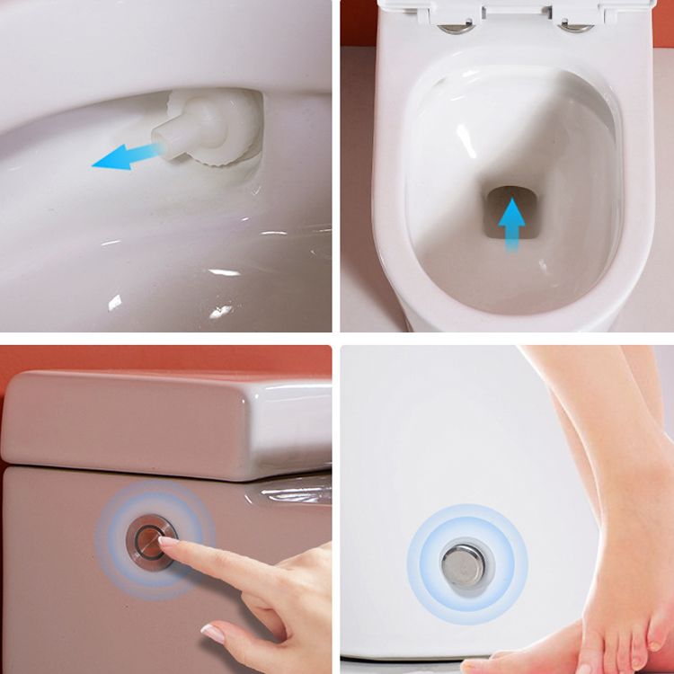 Contemporary Elongated Toilet Bowl Siphon Jet Flush Toilet with Seat for Bathroom Clearhalo 'Bathroom Remodel & Bathroom Fixtures' 'Home Improvement' 'home_improvement' 'home_improvement_toilets' 'Toilets & Bidets' 'Toilets' 1200x1200_2ca0fc82-a3e9-4104-9a6a-ea1e66da53ca