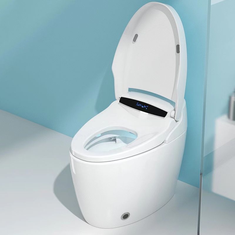 Floor Mount Bidet Elongated in White Smart Bidet with Heated Seat Clearhalo 'Bathroom Remodel & Bathroom Fixtures' 'Bidets' 'Home Improvement' 'home_improvement' 'home_improvement_bidets' 'Toilets & Bidets' 1200x1200_2cc65705-b295-4c4f-abd6-3b59319060fb