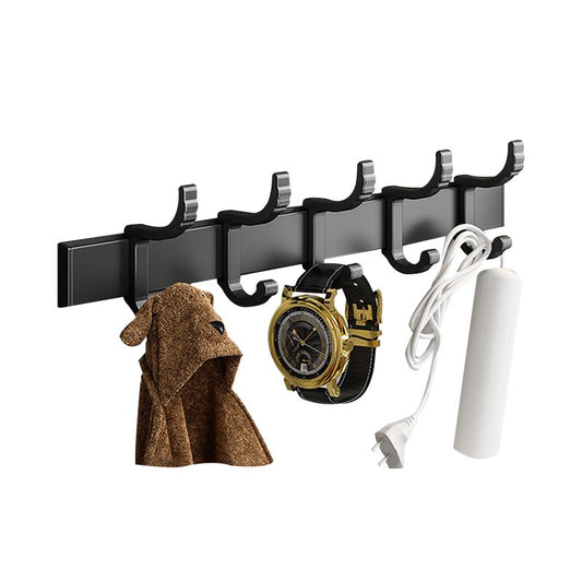 Black Aluminum Bathroom Accessory Set Modern Bath Shelf/ Towel Bar & Paper Holder Clearhalo 'Bathroom Hardware Sets' 'Bathroom Hardware' 'Bathroom Remodel & Bathroom Fixtures' 'bathroom_hardware_sets' 'Home Improvement' 'home_improvement' 'home_improvement_bathroom_hardware_sets' 1200x1200_2cca770b-f6d3-4f19-9629-9b53bd4bca30