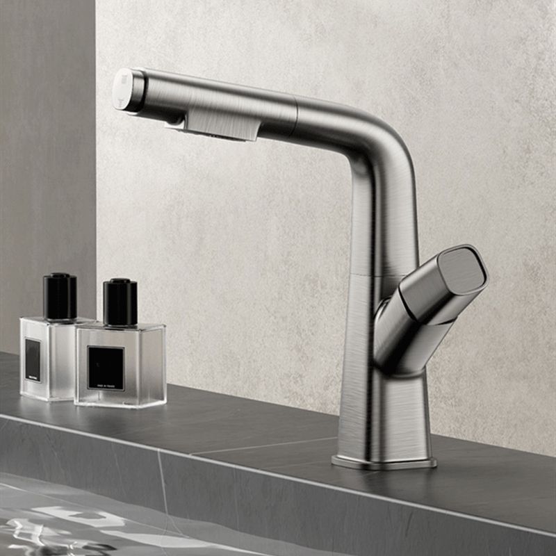 1 Handles Contemporary Vessel Sink Faucet 1 Hole Faucet for Bathroom Clearhalo 'Bathroom Remodel & Bathroom Fixtures' 'Bathroom Sink Faucets' 'Bathroom Sinks & Faucet Components' 'bathroom_sink_faucets' 'Home Improvement' 'home_improvement' 'home_improvement_bathroom_sink_faucets' 1200x1200_2ce5c026-bdac-423d-8379-16725e5a2c32