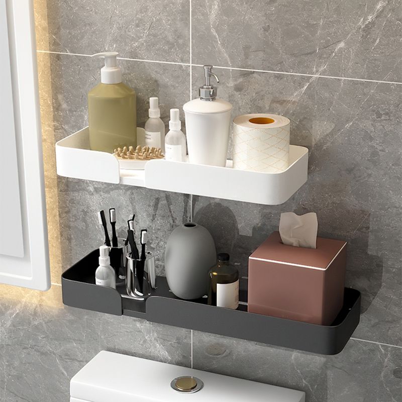 Modern Rectangular Bath Shelf 2/3-Piece Bathroom Accessory Set Clearhalo 'Bathroom Hardware Sets' 'Bathroom Hardware' 'Bathroom Remodel & Bathroom Fixtures' 'bathroom_hardware_sets' 'Home Improvement' 'home_improvement' 'home_improvement_bathroom_hardware_sets' 1200x1200_2da8c0d1-3179-450c-9f5c-349c0731fcf1