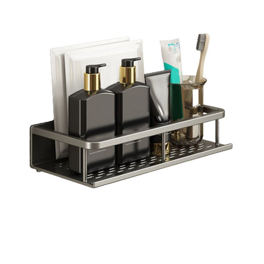 Minimalism Matte Metal Bathroom Accessory Set Modern Bath Shelf Clearhalo 'Bathroom Hardware Sets' 'Bathroom Hardware' 'Bathroom Remodel & Bathroom Fixtures' 'bathroom_hardware_sets' 'Home Improvement' 'home_improvement' 'home_improvement_bathroom_hardware_sets' 1200x1200_2dbecab4-4153-4eb6-9c9f-bf6d846c73d6