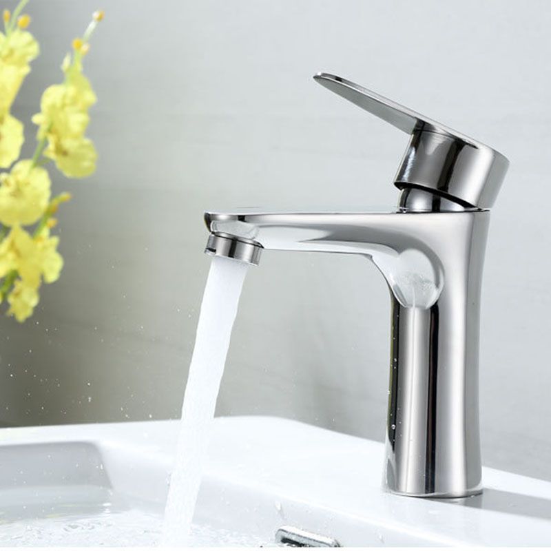 Contemporary Stainless Steel Vessel Faucet Lever Handles Low Arc Vessel Faucet Clearhalo 'Bathroom Remodel & Bathroom Fixtures' 'Bathroom Sink Faucets' 'Bathroom Sinks & Faucet Components' 'bathroom_sink_faucets' 'Home Improvement' 'home_improvement' 'home_improvement_bathroom_sink_faucets' 1200x1200_2dfda505-e105-42e6-807e-f3e958f10014