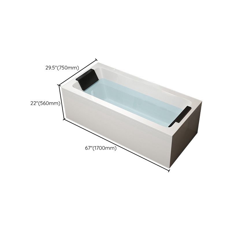 Back to Wall Soaking Antique Finish Bath Rectangular Modern Bath Tub Clearhalo 'Bathroom Remodel & Bathroom Fixtures' 'Bathtubs' 'Home Improvement' 'home_improvement' 'home_improvement_bathtubs' 'Showers & Bathtubs' 1200x1200_2e0993bb-4286-4bba-88cb-a50cbb20ff59