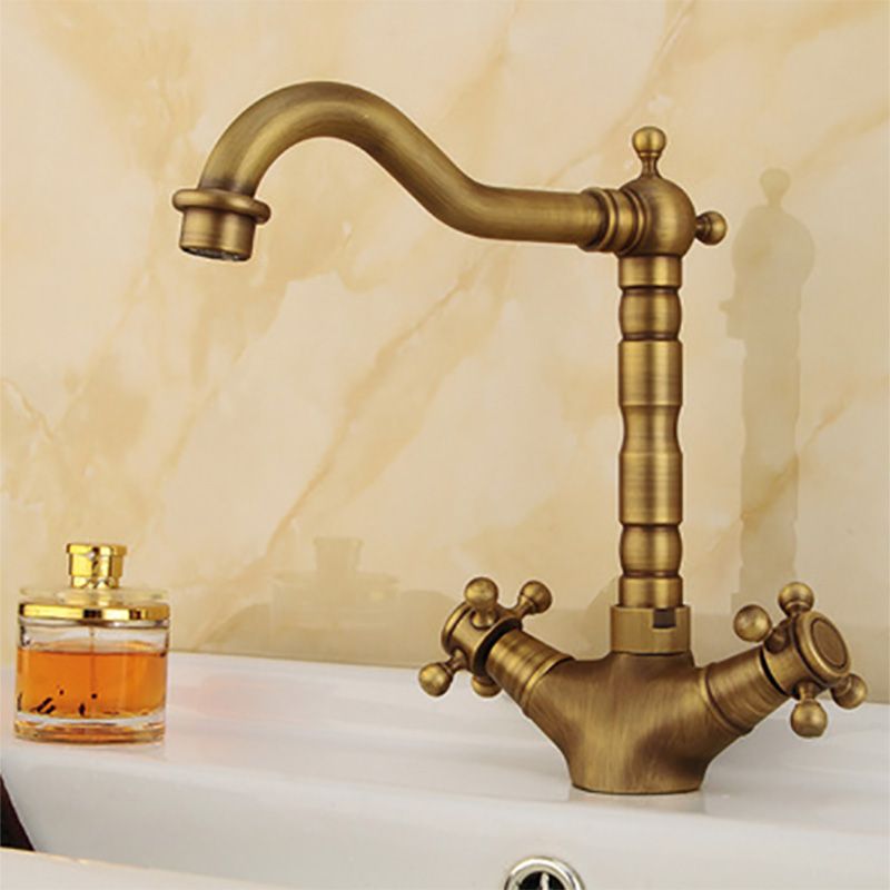 Industrial Basin Lavatory Faucet Vintage Vanity Sink Faucet for Bathroom Clearhalo 'bathroom_sink_faucets' 'Conjunta de Baño y Conjunta de Grifo' 'Coronamiento de Baño y Dispositivo de Baño' 'Grifo del lavabo del baño' 'Hogar' 'home_improvement' 'home_improvement_bathroom_sink_faucets' 'Mejoras para el hogar' 1200x1200_2e174dea-500d-4ae1-8c71-dd9617e4c1c9