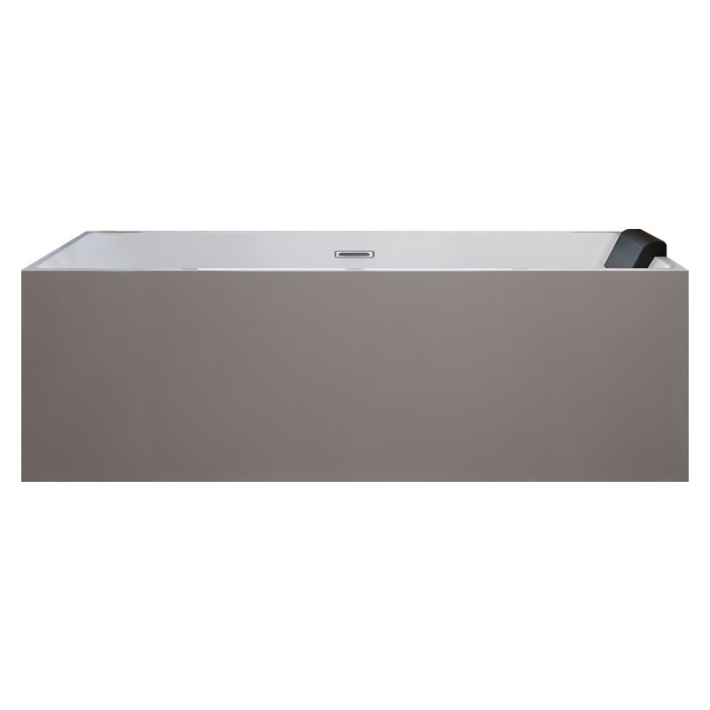 Rectangular Back to Wall Bathtub Antique Finish Soaking Modern Bath Tub Clearhalo 'Bathroom Remodel & Bathroom Fixtures' 'Bathtubs' 'Home Improvement' 'home_improvement' 'home_improvement_bathtubs' 'Showers & Bathtubs' 1200x1200_2e1ea8b8-5306-4448-8a61-683c4f829faa