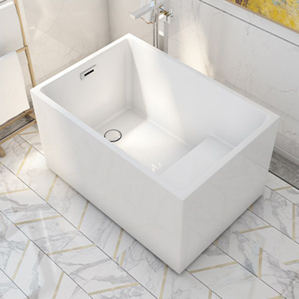 Bathroom Modern Acrylic Small Tub with Left-Hand Drain Bathtub Clearhalo 'Bathroom Remodel & Bathroom Fixtures' 'Bathtubs' 'Home Improvement' 'home_improvement' 'home_improvement_bathtubs' 'Showers & Bathtubs' 1200x1200_2e70f1e2-3bcd-4b19-b53f-ba96ef2ca337