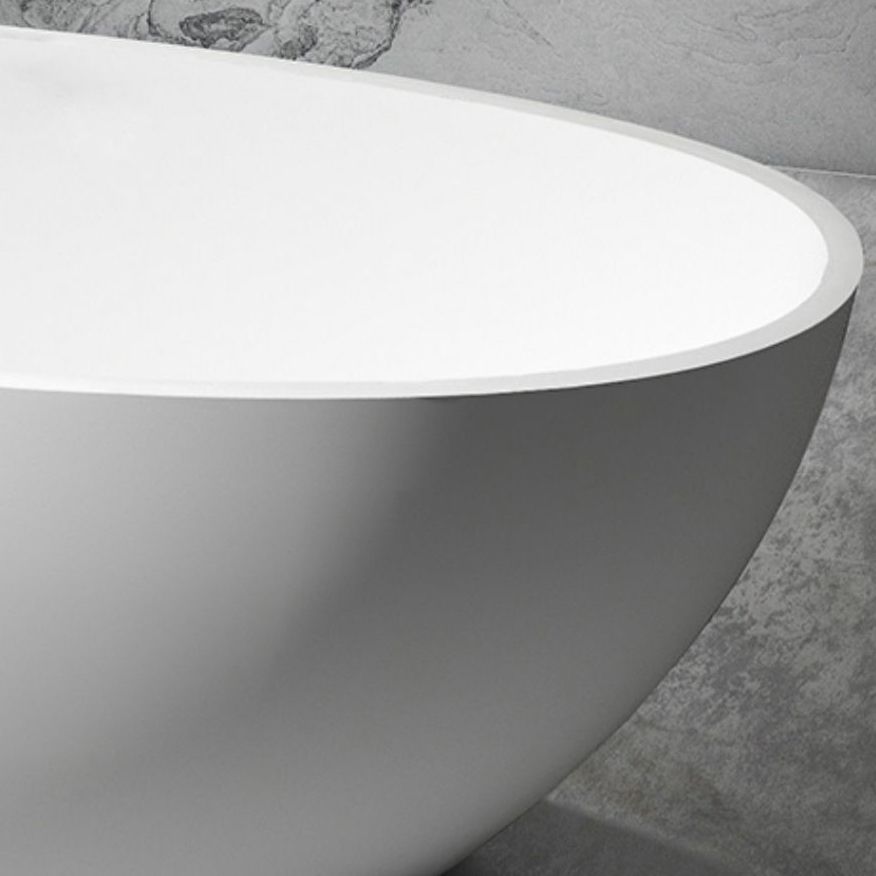 Stone Soaking Oval Bathtub Antique Finish Freestanding Bath Tub Clearhalo 'Bathroom Remodel & Bathroom Fixtures' 'Bathtubs' 'Home Improvement' 'home_improvement' 'home_improvement_bathtubs' 'Showers & Bathtubs' 1200x1200_2e9bfd27-520b-42a0-855b-5292125f7ca3