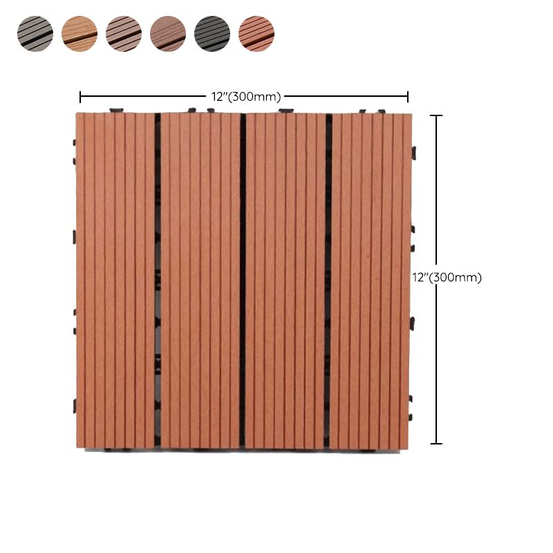 Composite Flooring Tile Interlocking Outdoor Flooring Flooring Tile Clearhalo 'Home Improvement' 'home_improvement' 'home_improvement_outdoor_deck_tiles_planks' 'Outdoor Deck Tiles & Planks' 'Outdoor Flooring & Tile' 'Outdoor Remodel' 'outdoor_deck_tiles_planks' 1200x1200_2ea77377-4367-424e-97ce-e95e7628a275