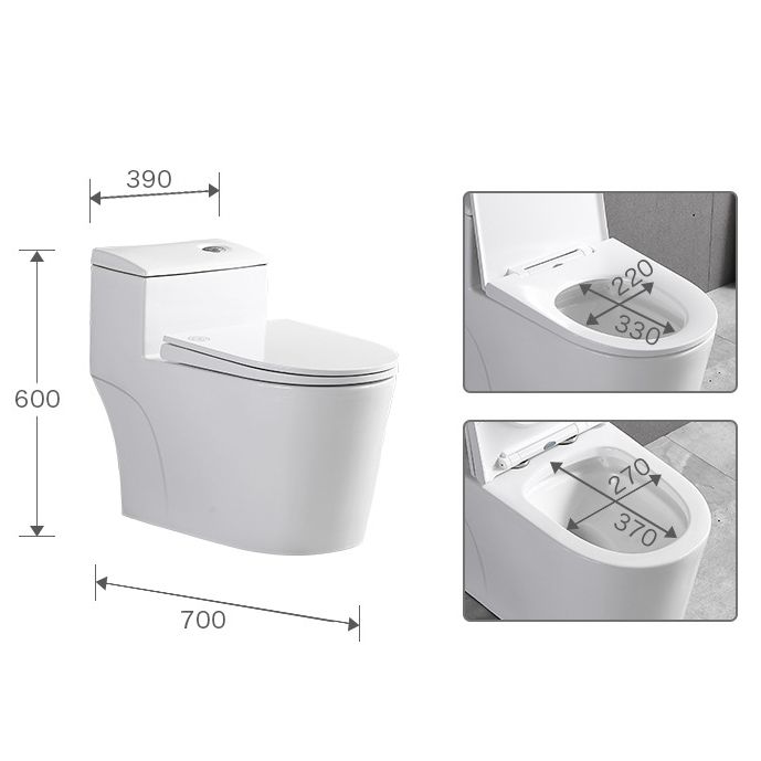 Traditional 1-Piece Toilet Bowl White Urine Toilet with Slow Close Seat for Bathroom Clearhalo 'Bathroom Remodel & Bathroom Fixtures' 'Home Improvement' 'home_improvement' 'home_improvement_toilets' 'Toilets & Bidets' 'Toilets' 1200x1200_2ed733b7-905e-4f0b-9436-daeba030b90c