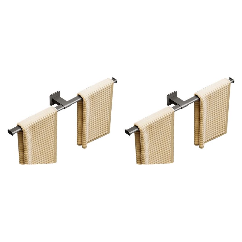 Contemporary Aluminum Bath Hardware Set Towel Bar Bathroom Hardware Clearhalo 'Bathroom Hardware Sets' 'Bathroom Hardware' 'Bathroom Remodel & Bathroom Fixtures' 'bathroom_hardware_sets' 'Home Improvement' 'home_improvement' 'home_improvement_bathroom_hardware_sets' 1200x1200_2f2457e3-4477-4ea9-badb-473e24dbf0d2