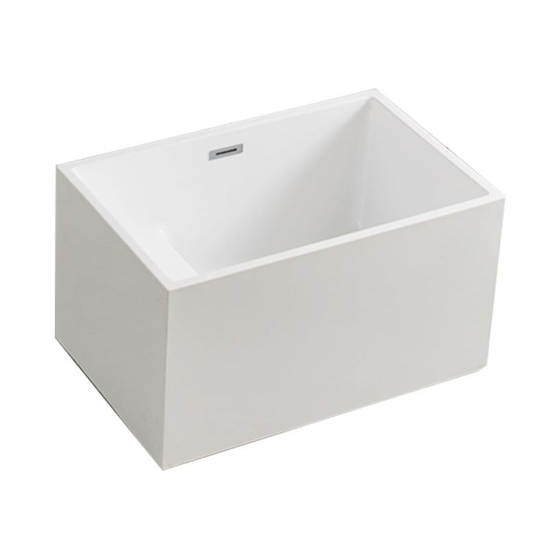 Rectangular Soaking Bathtub Antique Finish Back to Wall Bath Tub Clearhalo 'Bathroom Remodel & Bathroom Fixtures' 'Bathtubs' 'Home Improvement' 'home_improvement' 'home_improvement_bathtubs' 'Showers & Bathtubs' 1200x1200_2f40c467-376c-40e1-8d8b-783624efd58a