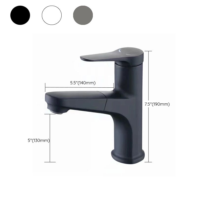 Modern Vessel Faucet Brass Lever Handle Swivel Spout Bathroom Vessel Faucet Clearhalo 'Bathroom Remodel & Bathroom Fixtures' 'Bathroom Sink Faucets' 'Bathroom Sinks & Faucet Components' 'bathroom_sink_faucets' 'Home Improvement' 'home_improvement' 'home_improvement_bathroom_sink_faucets' 1200x1200_2ff31f27-09c4-47c0-94cb-4d614aa46f28