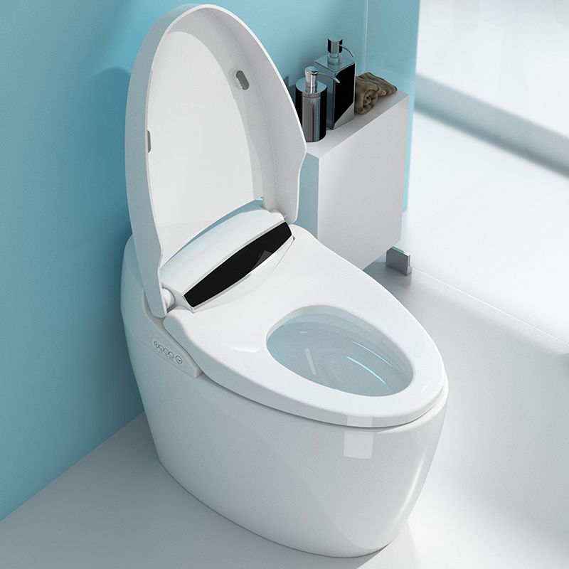 Contemporary Smart Bidet Deodorizing and Antimicrobial Floor Mount Bidet Clearhalo 'Bathroom Remodel & Bathroom Fixtures' 'Bidets' 'Home Improvement' 'home_improvement' 'home_improvement_bidets' 'Toilets & Bidets' 1200x1200_300eddbc-3f0c-41cc-b9f6-771ead22da92