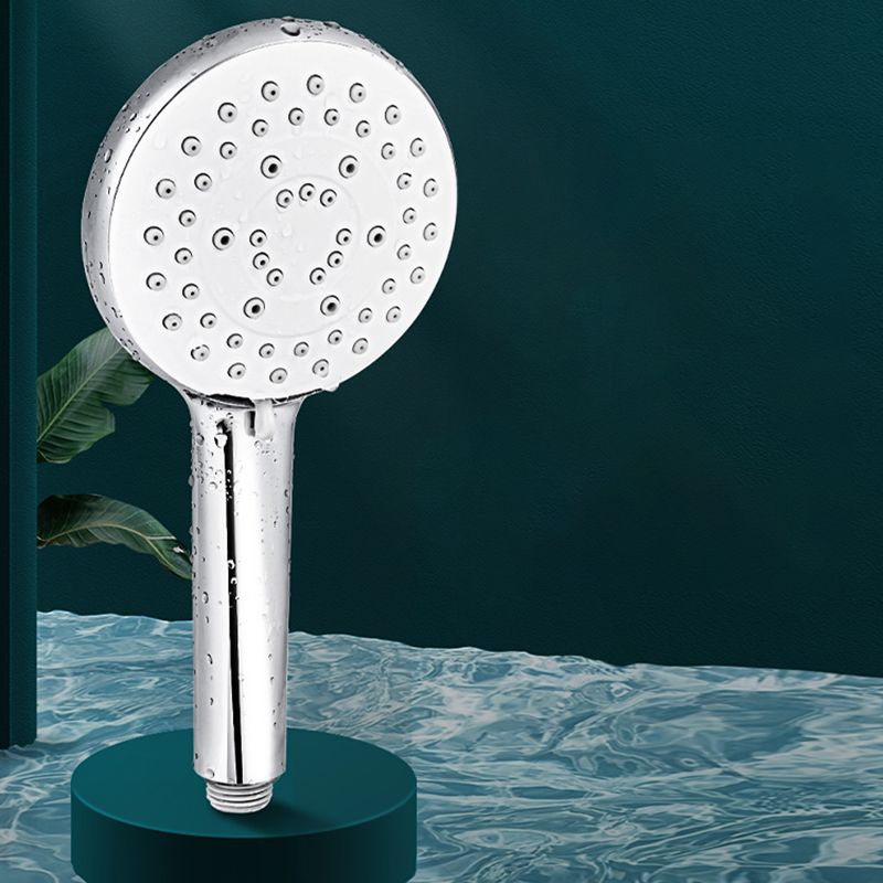Modern Round Hand Shower 3 Sprays Pattern Wall-Mount Hand Shower Clearhalo 'Bathroom Remodel & Bathroom Fixtures' 'Home Improvement' 'home_improvement' 'home_improvement_shower_heads' 'Shower Heads' 'shower_heads' 'Showers & Bathtubs Plumbing' 'Showers & Bathtubs' 1200x1200_304e6218-2697-447c-a3d4-532ab3c403ea